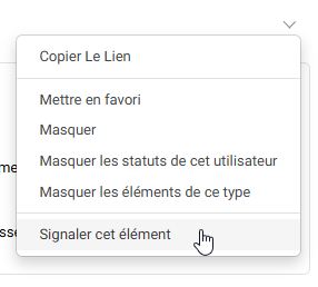 Signaler element