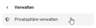 Privatsphäre