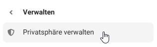 Privatsphäre