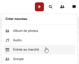 Marktplatz-Eintrag erstellen